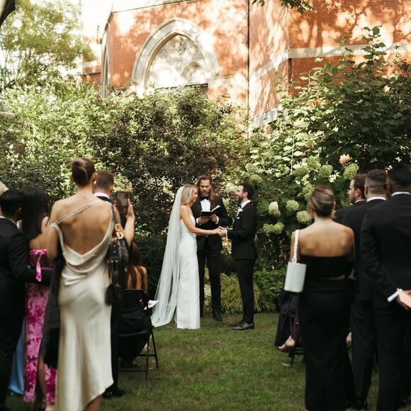 Meshki Yvette Slip Maxi Dress With Asymmetrical Hem - Picture 3 of 3